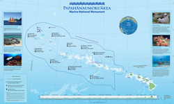 Papahānaumokuākea map poster