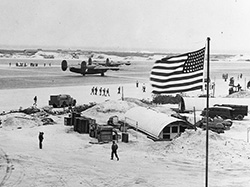 The runway at Eastern Island at Midway Atoll in 1942, credit: NARA