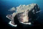Aerial view of Nihoa Island - Photo by Monte Costa