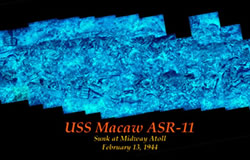 Photomosaic of the USS Macaw created in 2003.