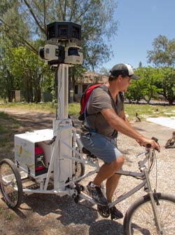 Using the Google Trike, PMNM staff captured images across the island.