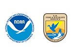 Papahānaumokuākea Marine National Monument and U.S. Fish and Wildlife Service Logos.