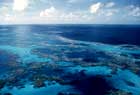 Aerial view of Pearl and Hermes Atoll. USFWS.
