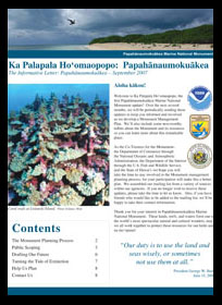 Monument Management Plan Update 1 — Ka Palapala Ho‘omaopopo