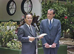U.S. President Nixon and South Vietnam President Thieu Conduct Secret Meetings at Midway House, June 8, 1969.