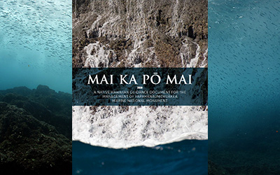 Mai Ka Pō Mai cover with undersea background.